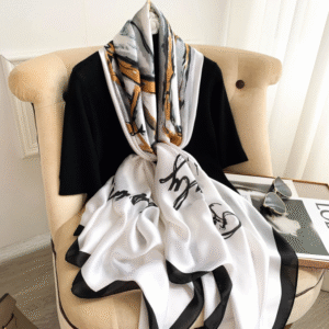 Written Odyssey Silk Scarf