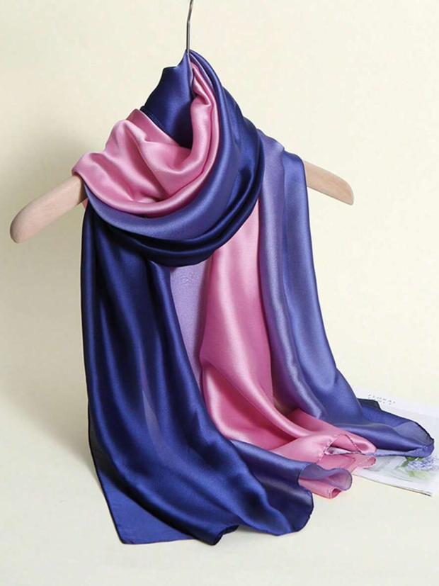 Raimbal plain silk scarf