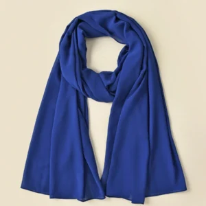 Blue Chiffon Georgette Hijab
