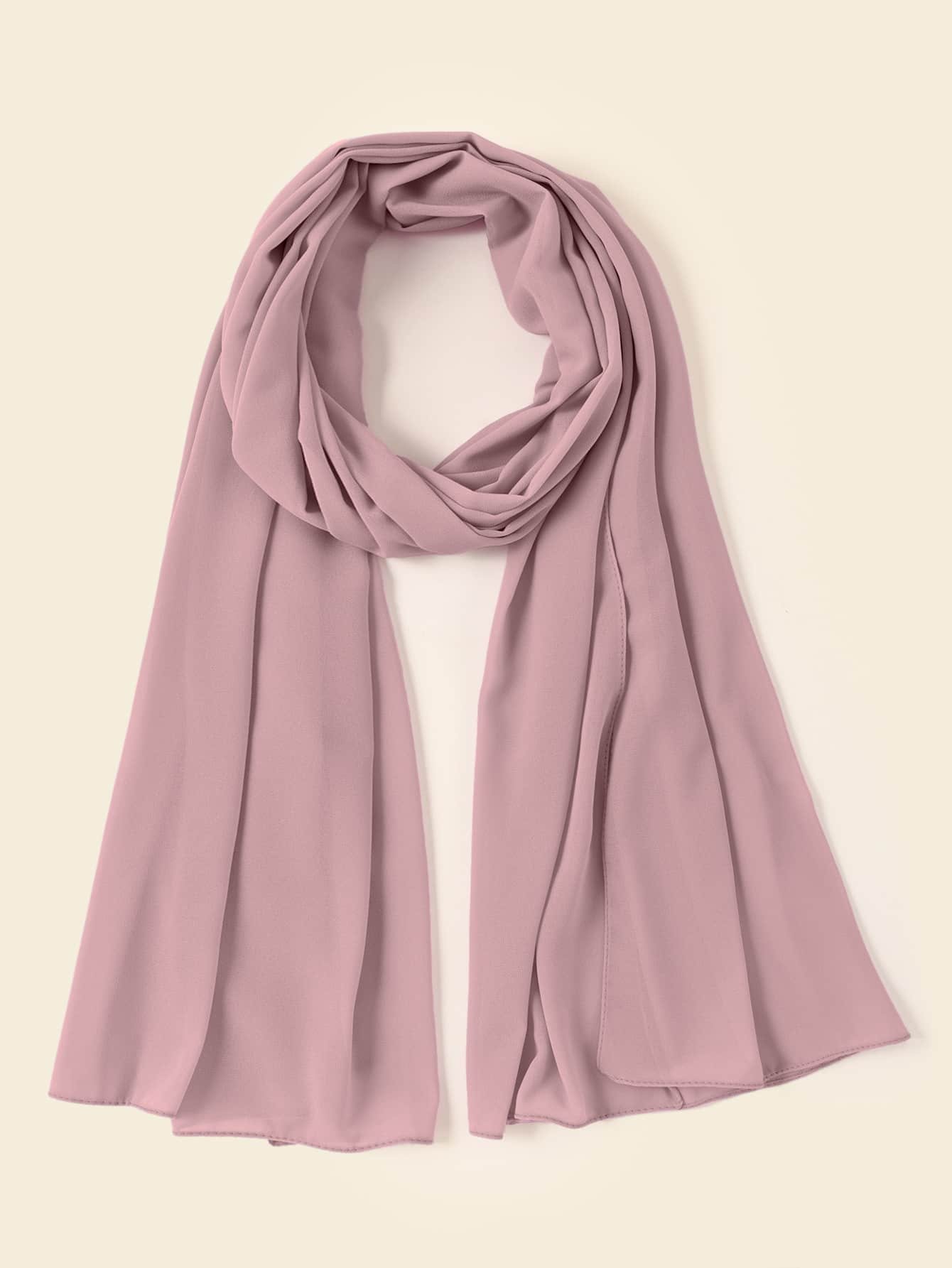Dusty Pink Chiffon Georgette Hijab