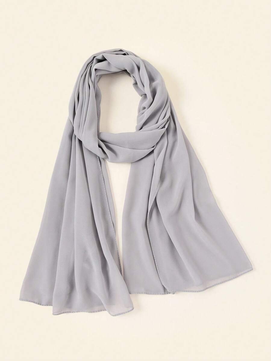 Light Grey Georgette scarf